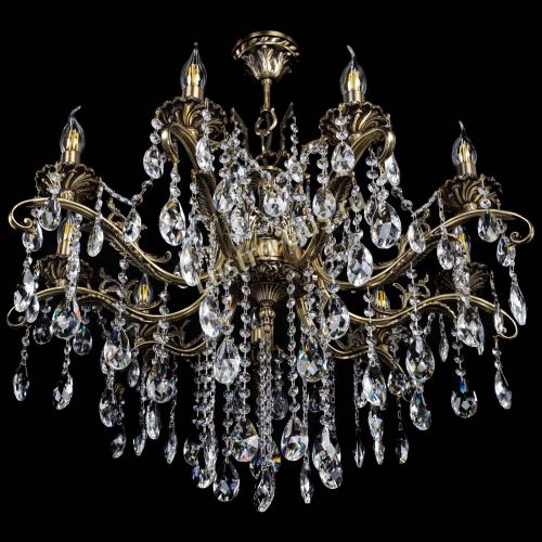 Люстра бронзовая Милана №9 журавлик в Химках Гусь Хрустальный