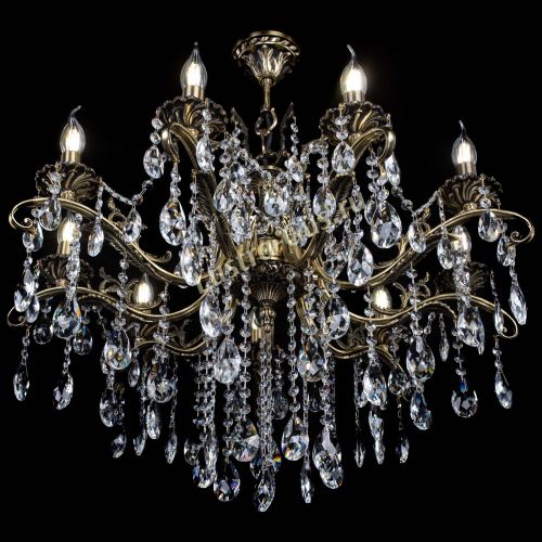 Люстра бронзовая Милана №9 журавлик в Химках Гусь Хрустальный