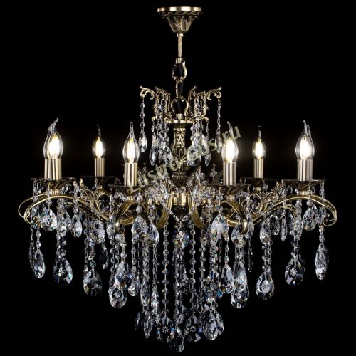 Люстра бронзовая Милана №9 звездочка в Химках Гусь Хрустальный