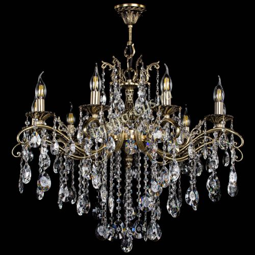 Люстра бронзовая Милана №9 звездочка в Химках Гусь Хрустальный