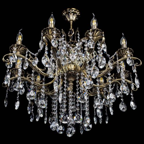 Люстра бронзовая Милана №9 звездочка в Химках Гусь Хрустальный