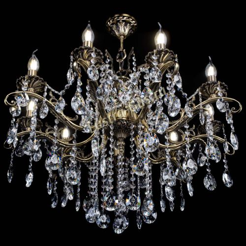 Люстра бронзовая Милана №9 звездочка в Химках Гусь Хрустальный