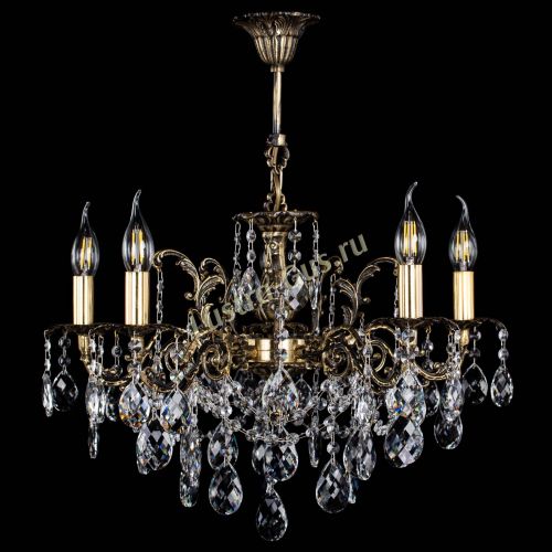 Люстра бронзовая Муза №5 баден в Химках Гусь Хрустальный