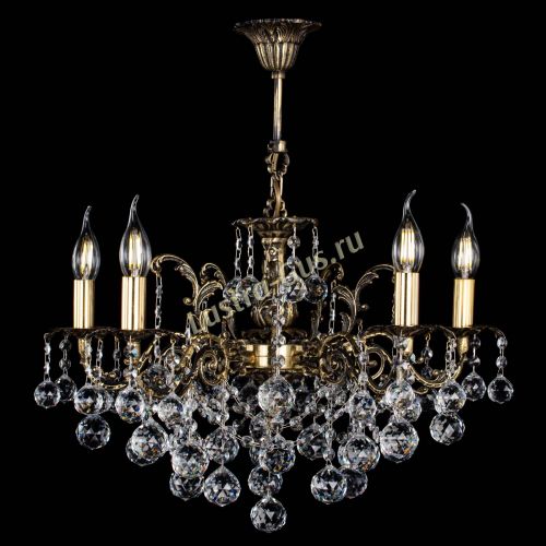 Люстра бронзовая Муза №5 шар в Химках Гусь Хрустальный