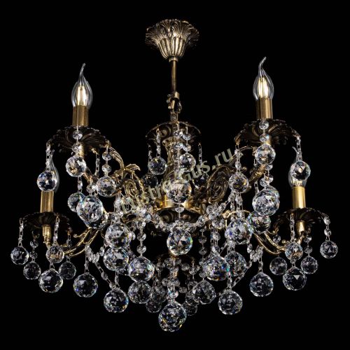 Люстра бронзовая Муза №5 шар в Химках Гусь Хрустальный