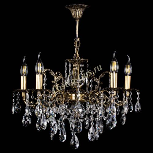 Люстра бронзовая Муза №5 журавлик в Химках Гусь Хрустальный