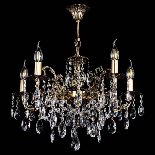 Люстра бронзовая Муза №5 журавлик в Химках Гусь Хрустальный