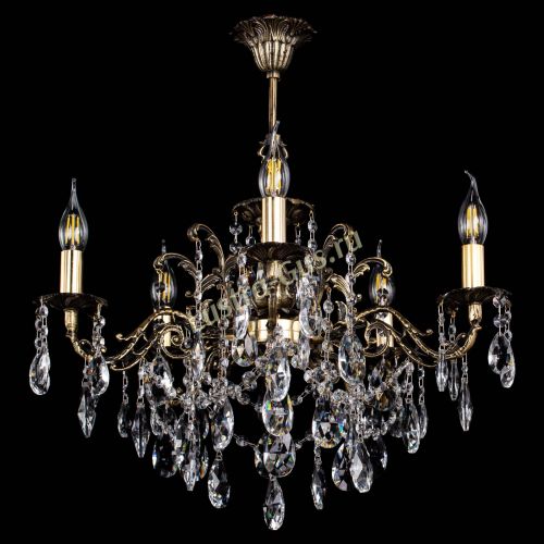 Люстра бронзовая Муза №5 журавлик в Химках Гусь Хрустальный