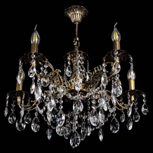 Люстра бронзовая Муза №5 журавлик в Химках Гусь Хрустальный