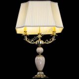 Бронзовая настольная лампа Антик №2 с камнем в Химках