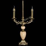 Бронзовая настольная лампа Антик №2 с камнем в Химках