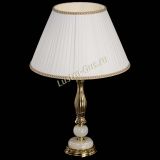 Бронзовая настольная лампа Оникс №1 с большим абажуром в Химках