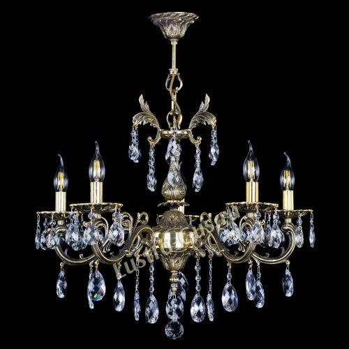 Люстра бронзовая Олимпия №5/1 баден в Химках Гусь Хрустальный