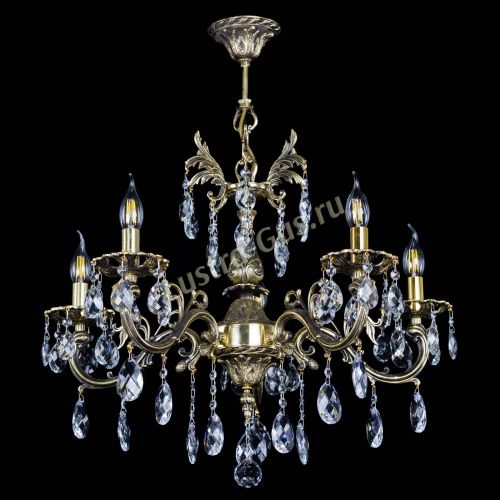 Люстра бронзовая Олимпия №5/1 баден в Химках Гусь Хрустальный