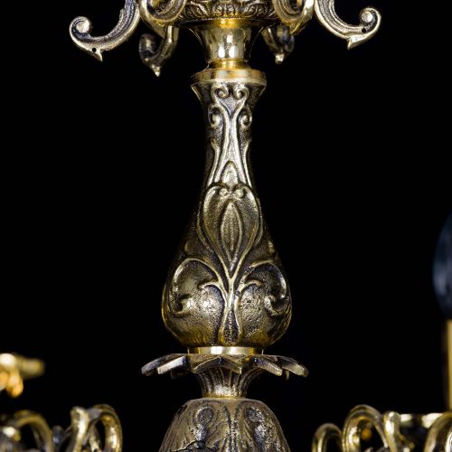 Люстра бронзовая Олимпия №6/1 баден в Химках Гусь Хрустальный