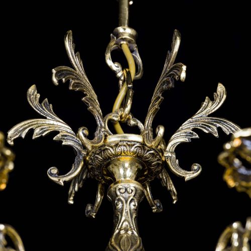 Люстра бронзовая Олимпия №6/1 баден в Химках Гусь Хрустальный