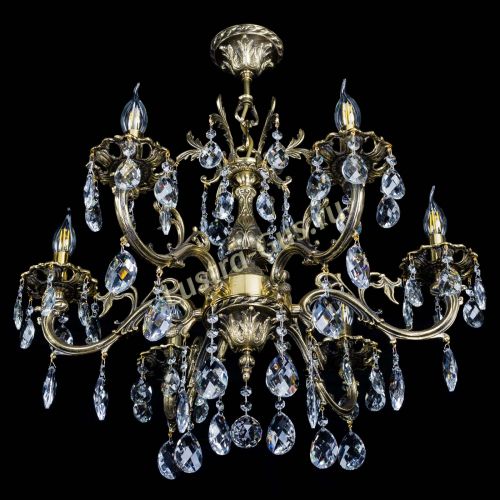 Люстра бронзовая Олимпия №6/1 баден в Химках Гусь Хрустальный