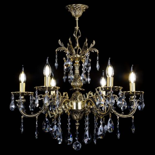 Люстра бронзовая Олимпия №6/1 лучик в Химках Гусь Хрустальный