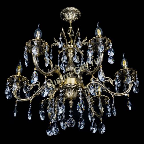 Люстра бронзовая Олимпия №6/1 лучик в Химках Гусь Хрустальный