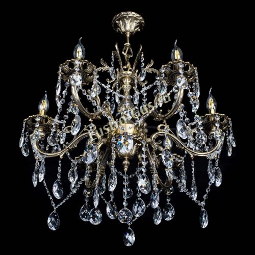 Люстра бронзовая Олимпия №6/3 баден в Химках Гусь Хрустальный