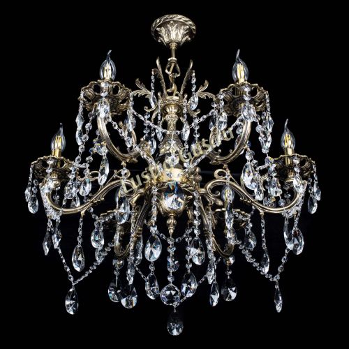 Люстра бронзовая Олимпия №6/3 лучик в Химках Гусь Хрустальный