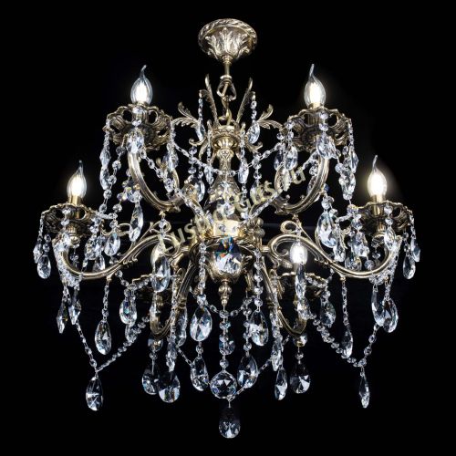 Люстра бронзовая Олимпия №6/3 лучик в Химках Гусь Хрустальный