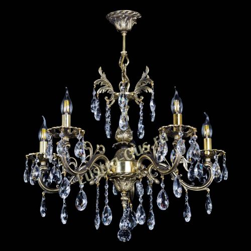 Люстра бронзовая Олимпия №5/1 журавлик в Химках Гусь Хрустальный