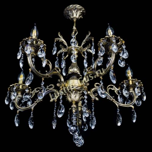 Люстра бронзовая Олимпия №5/1 журавлик в Химках Гусь Хрустальный