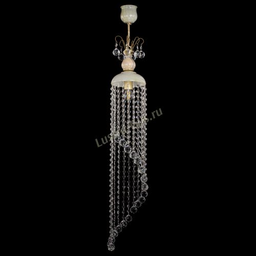 Люстра бронзовая Оникс №1/2 шар в Химках Гусь Хрустальный