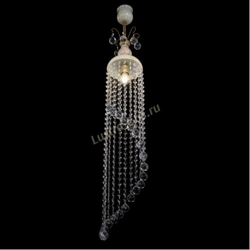 Люстра бронзовая Оникс №1/2 шар в Химках Гусь Хрустальный