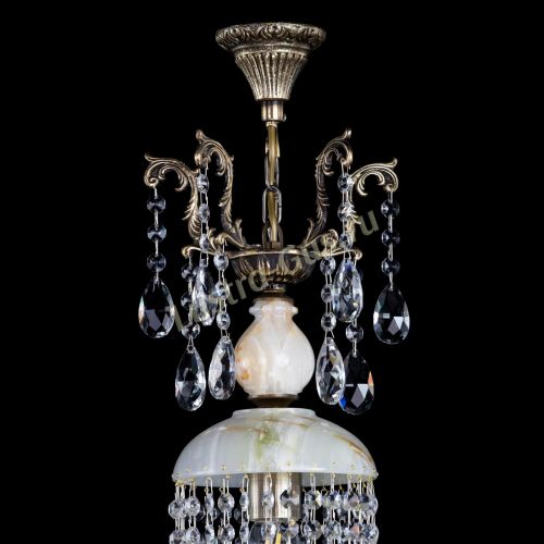 Люстра бронзовая Оникс №1/3 баден в Химках Гусь Хрустальный