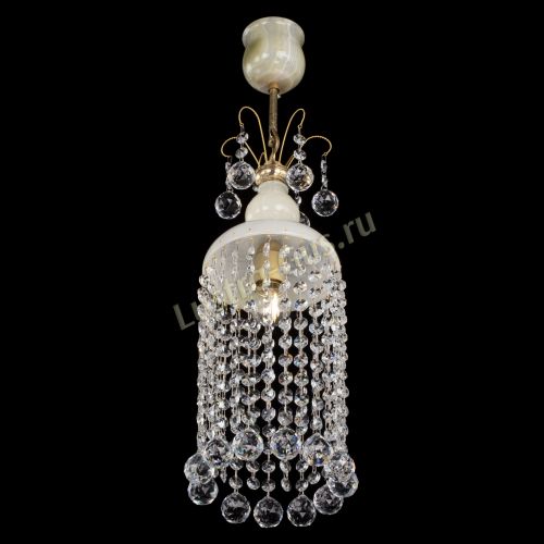 Люстра бронзовая Оникс №1 шар в Химках Гусь Хрустальный