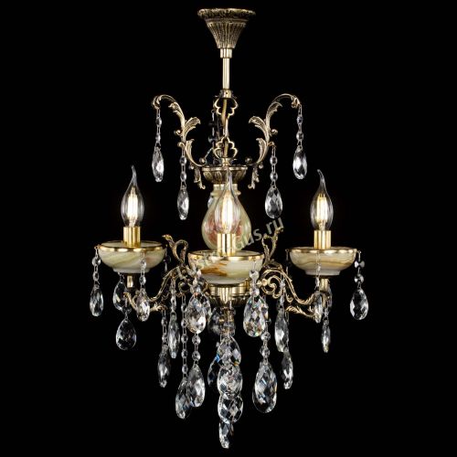 Люстра бронзовая Оникс №3/1 баден в Химках Гусь Хрустальный