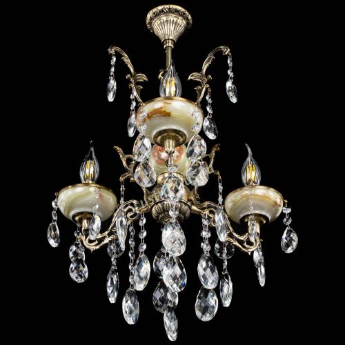 Люстра бронзовая Оникс №3/1 баден в Химках Гусь Хрустальный