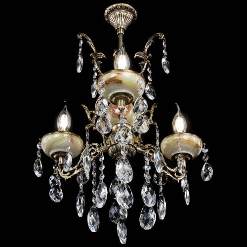 Люстра бронзовая Оникс №3/1 баден в Химках Гусь Хрустальный