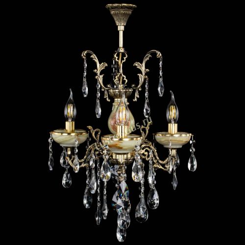 Люстра бронзовая Оникс №3/1 лучик в Химках Гусь Хрустальный