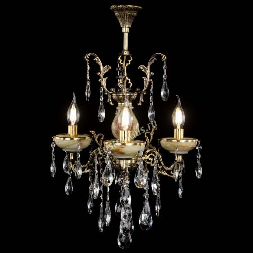 Люстра бронзовая Оникс №3/1 журавлик в Химках Гусь Хрустальный