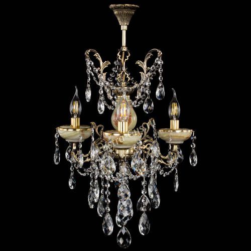 Люстра бронзовая Оникс №3/2 баден в Химках Гусь Хрустальный