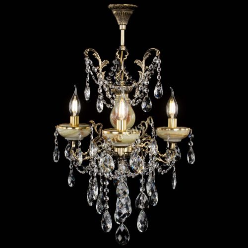 Люстра бронзовая Оникс №3/2 баден в Химках Гусь Хрустальный