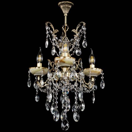 Люстра бронзовая Оникс №3/2 баден в Химках Гусь Хрустальный