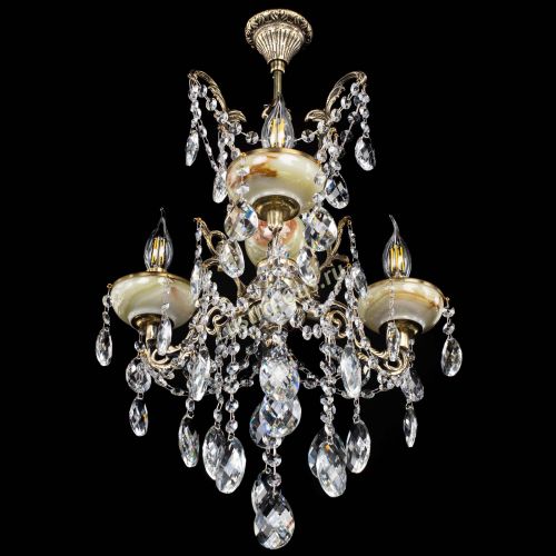 Люстра бронзовая Оникс №3/2 баден в Химках Гусь Хрустальный