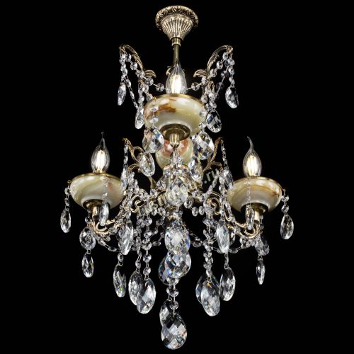 Люстра бронзовая Оникс №3/2 баден в Химках Гусь Хрустальный