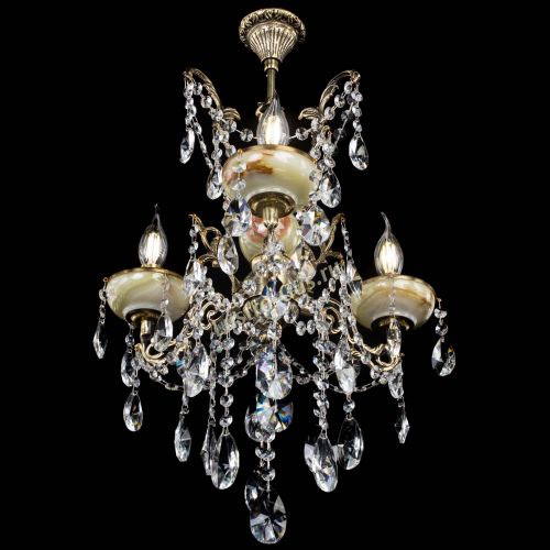 Люстра бронзовая Оникс №3/2 лучик в Химках Гусь Хрустальный