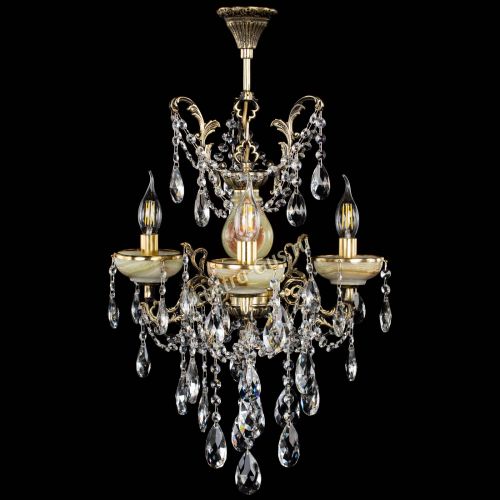 Люстра бронзовая Оникс №3/2 журавлик в Химках Гусь Хрустальный