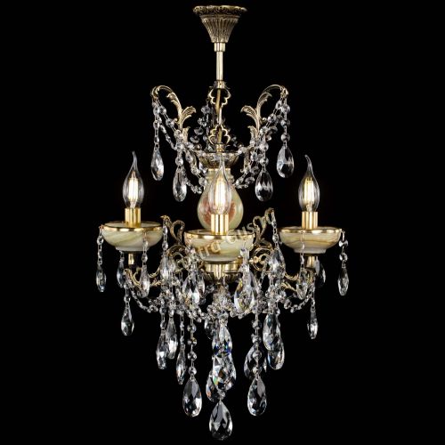 Люстра бронзовая Оникс №3/2 журавлик в Химках Гусь Хрустальный