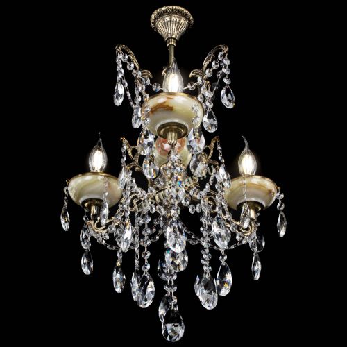 Люстра бронзовая Оникс №3/2 журавлик в Химках Гусь Хрустальный