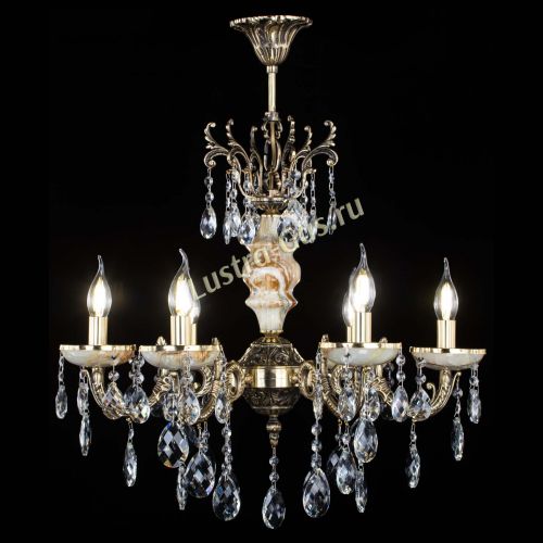Люстра бронзовая Оникс №6/1 баден в Химках Гусь Хрустальный