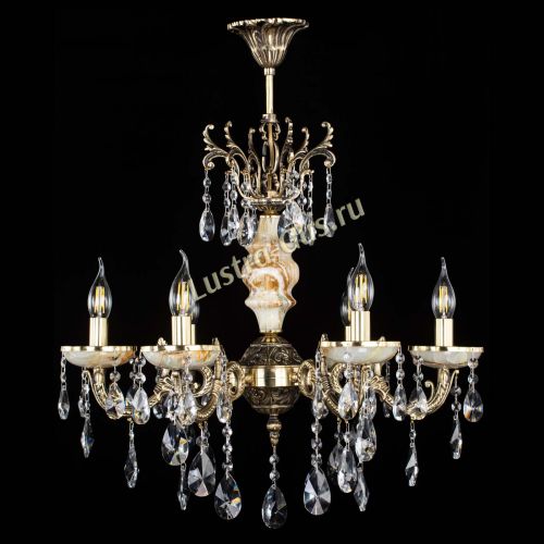 Люстра бронзовая Оникс №6/1 лучик в Химках Гусь Хрустальный