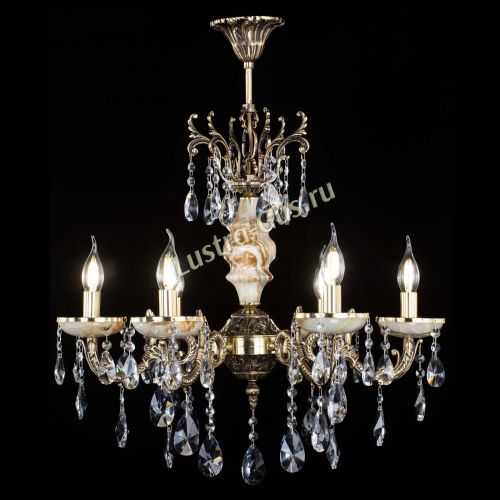 Люстра бронзовая Оникс №6/1 лучик в Химках Гусь Хрустальный