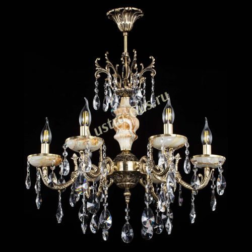 Люстра бронзовая Оникс №6/1 лучик в Химках Гусь Хрустальный